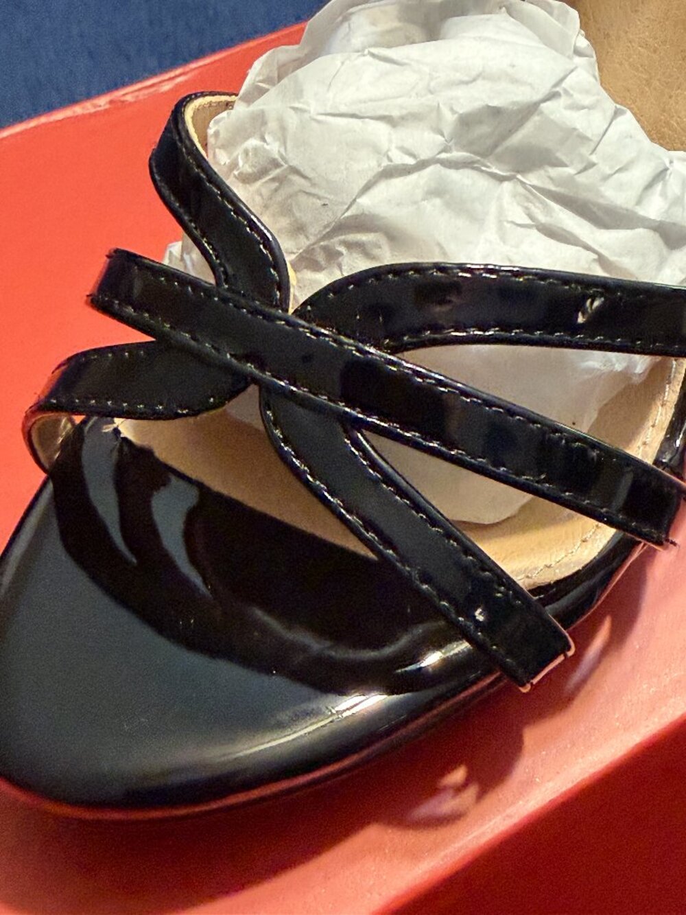 Zzheels Women's Strappy Heels Size 6.5 Black Stiletto Brand New